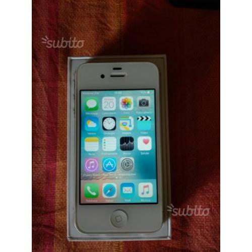 Iphone 4s 16 gb di colore bianco   accessori