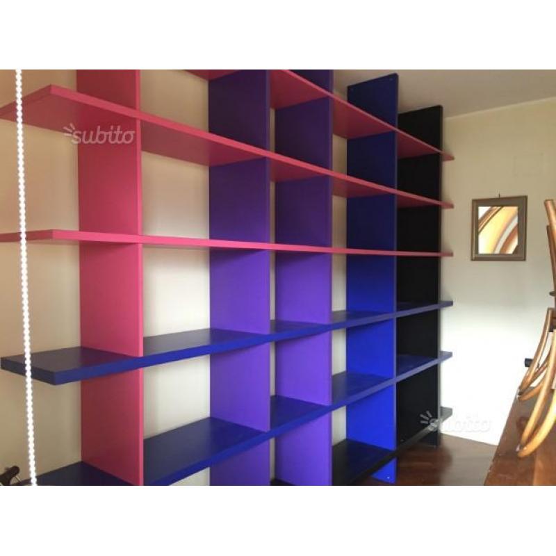Libreria in legno marca De Rosso - multicolore -