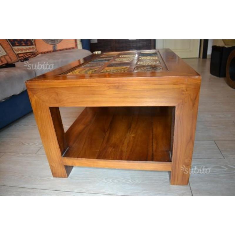 Tavolino in legno Teak
